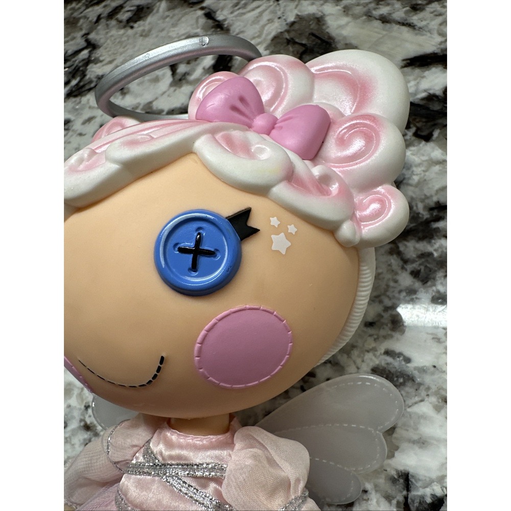 Lalaloopsy Cloud E Sky Doll 12" Large Doll Wings Halo Shoes 2012 Pink EUC - Picture 13 of 14